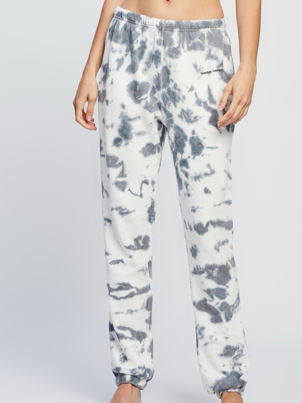 Spiritual Gangster Tie Dye Sweatpants Cuffed Drawstring